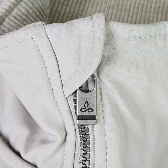 PrAna Martina Button Down Pea Coat in Ivory Sand Size Medium - Picture 13 of 15